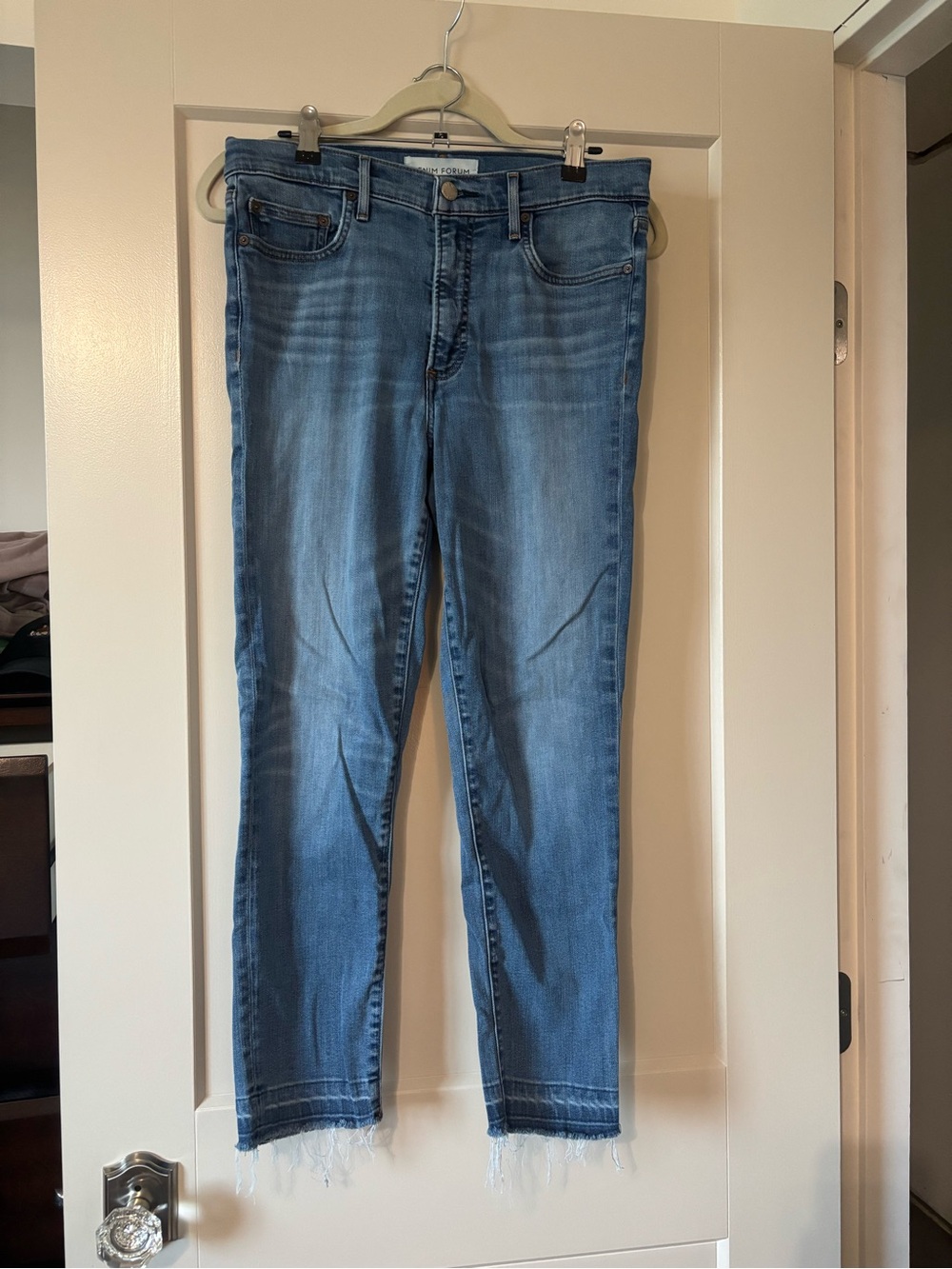✨ Aritzia Denim Forum ‘The Nico’ Mid Rise Skinny Crop Size 31